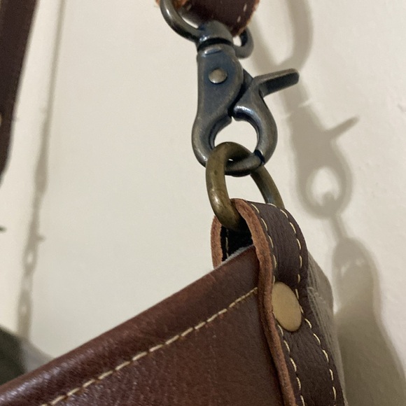 Myra Anthropologie Bag Naive Crossbody Canvas Leather women large boho retro y2k - Picture 7 of 14